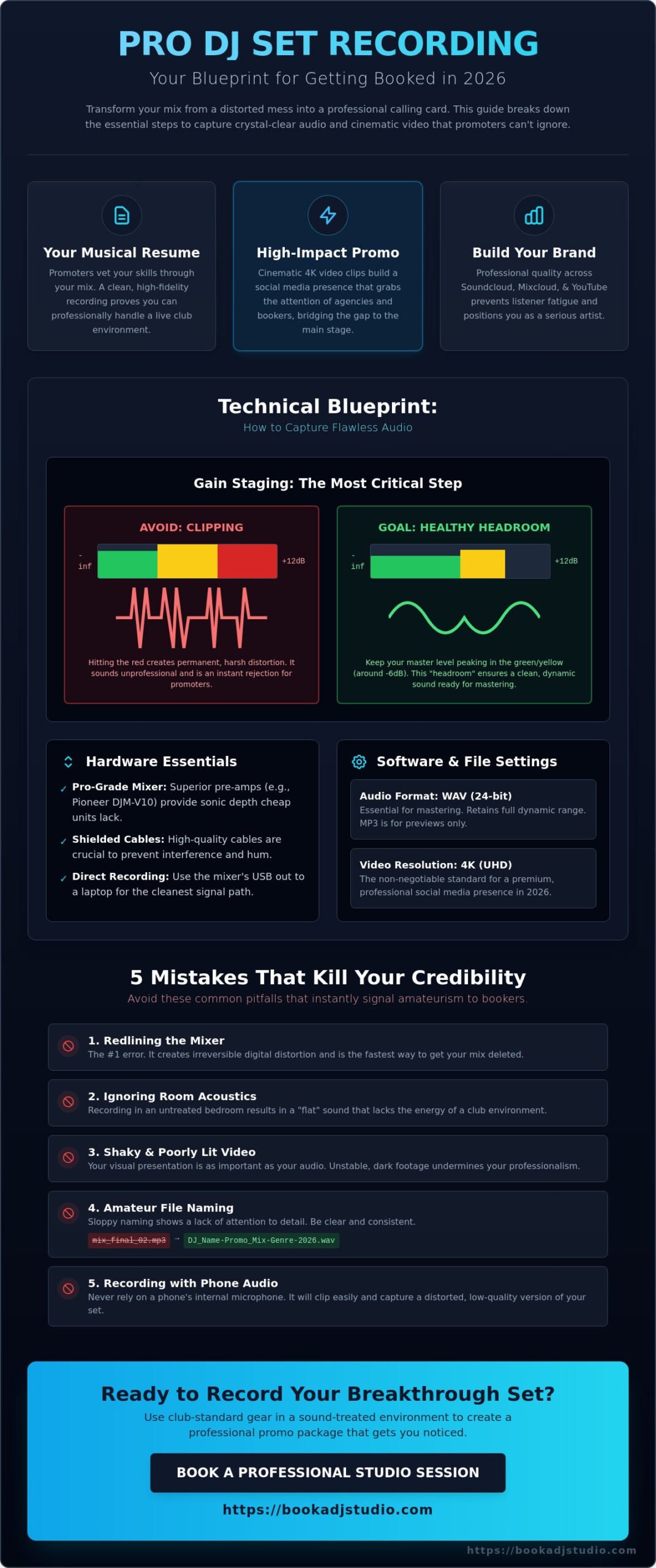 Master Your Sound: The Ultimate Guide to DJ Set Recording in 2026 - Infographic