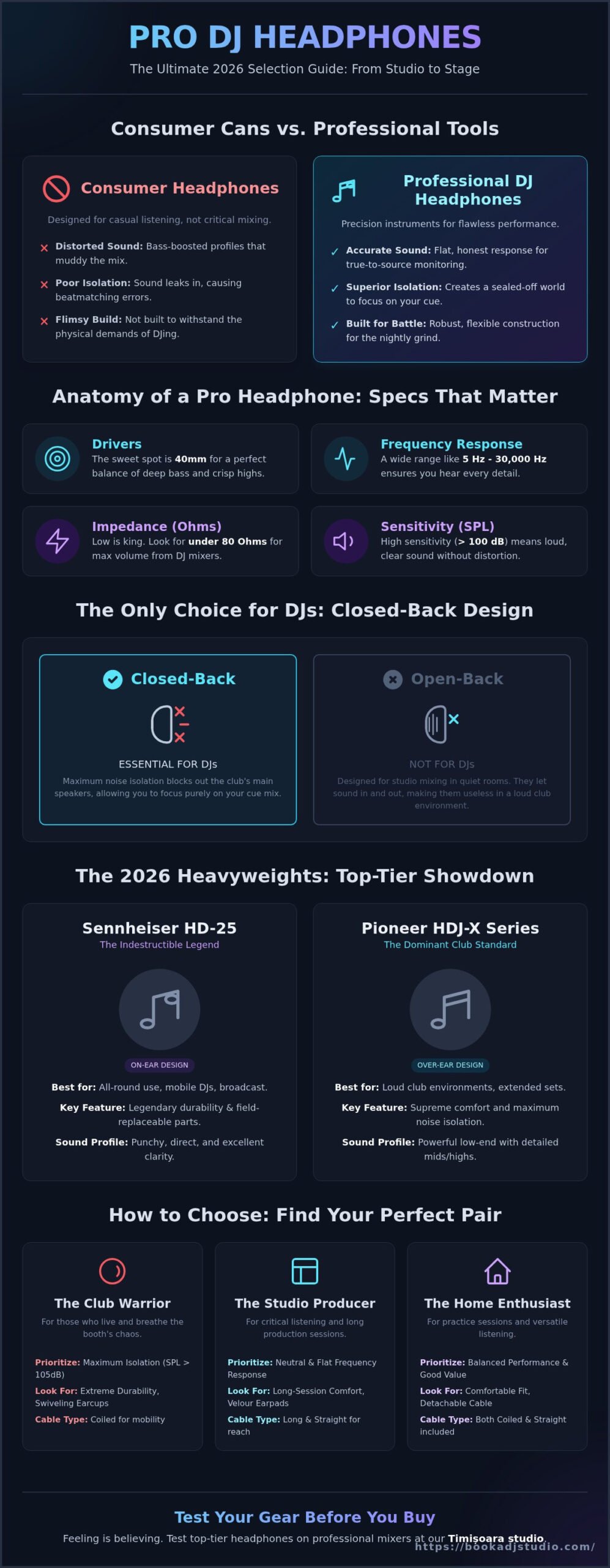 Professional DJ Headphones: The Ultimate Selection Guide for Timișoara’s Artists in 2026