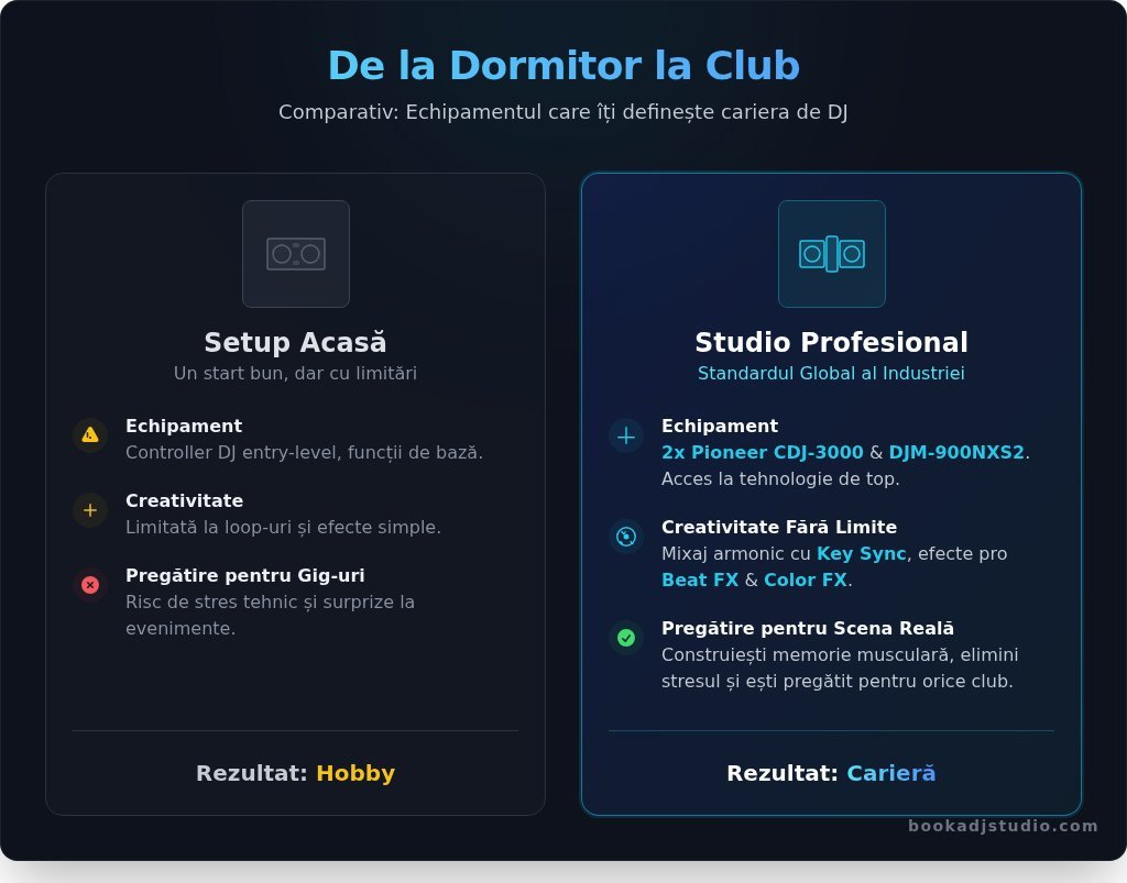 Echipament Studio DJ Timișoara: Descoperă Setup-ul Pro Pe Care Poți Mixa Azi