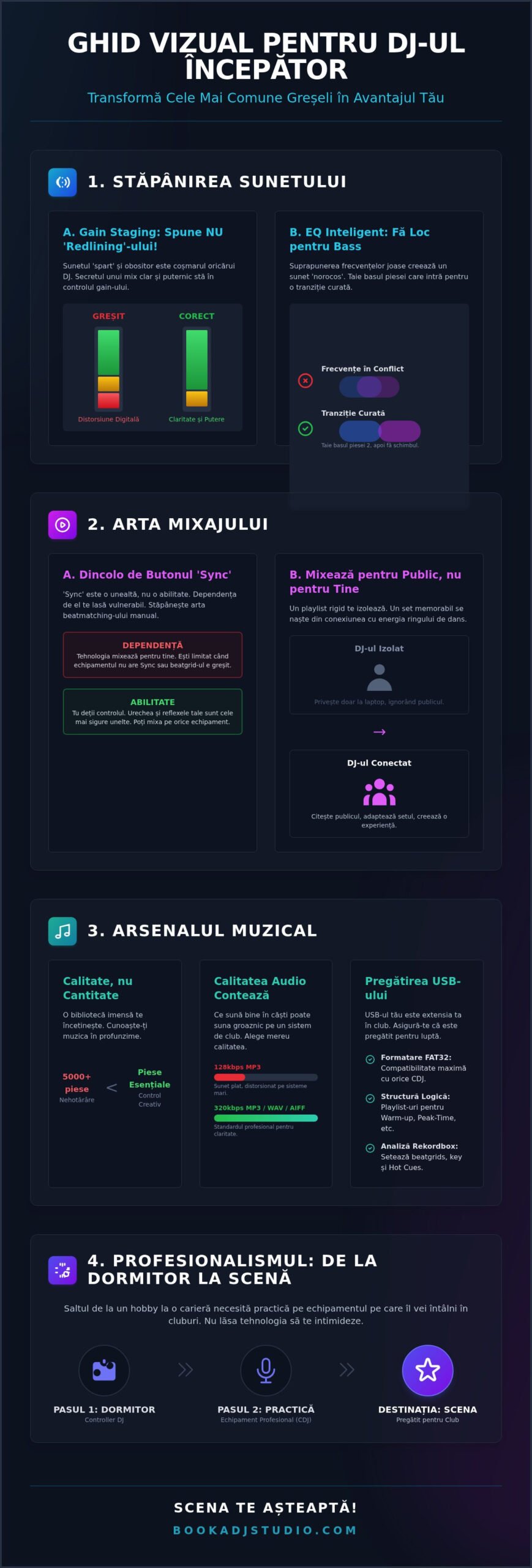 10 Greșeli de DJ Începători: Ghidul Tău pentru a Mixa ca un Pro în 2026