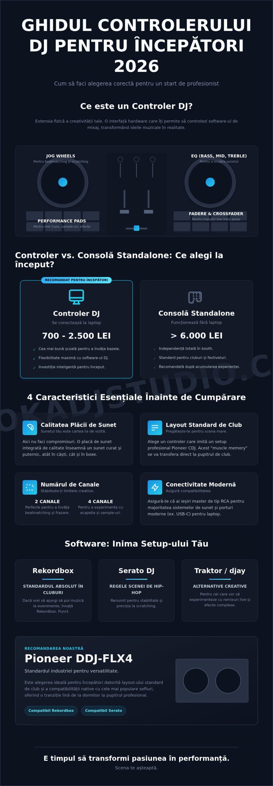 Top 5 Controlere DJ pentru Începători în 2026: Ghidul Tău Complet pentru un Start Pro