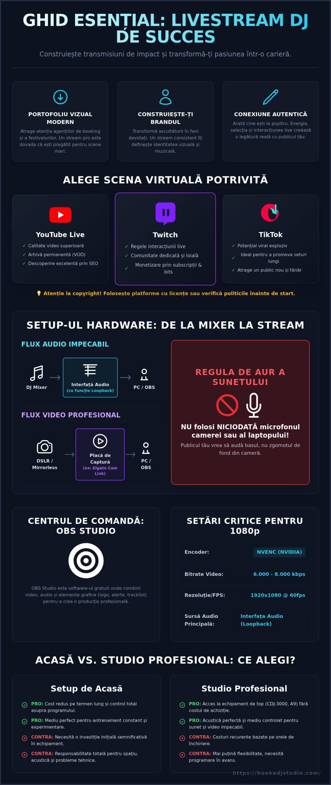 Livestream DJ 2026: Ghidul Complet pentru Transmisiuni Pro de Impact